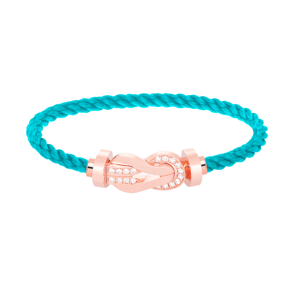 [GALE]CHANCE Großes 8-stelliges Armband mit Halbdiamant-Verschluss, Roségold
