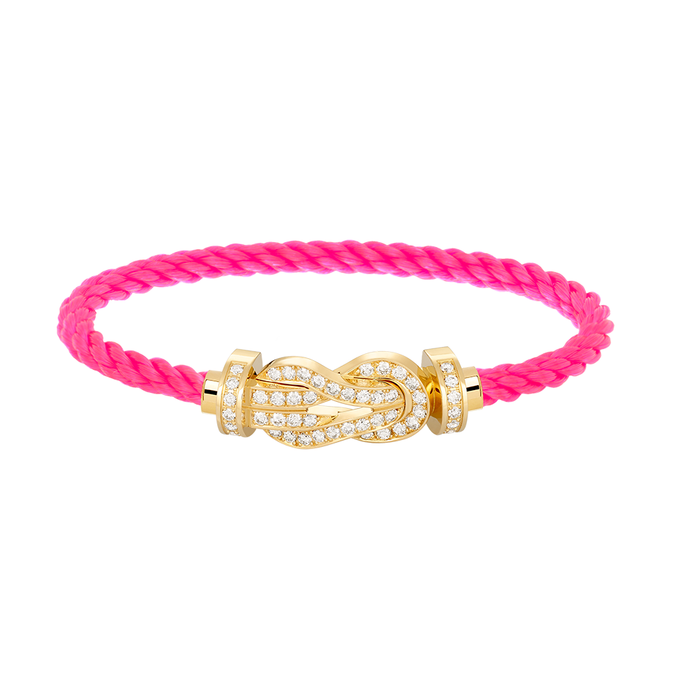 [GALE]CHANCE Großes 8-stelliges Volldiamant-Armband Gold