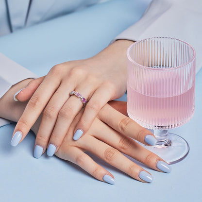 [GALE]Unique Colorful Emerald Cut Party Ring