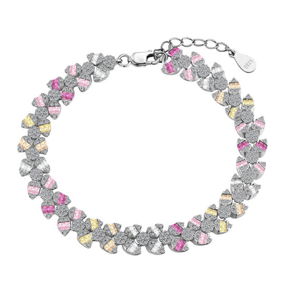 [GALE]Dainty Exquisite Flower Shape Daily Bracelet