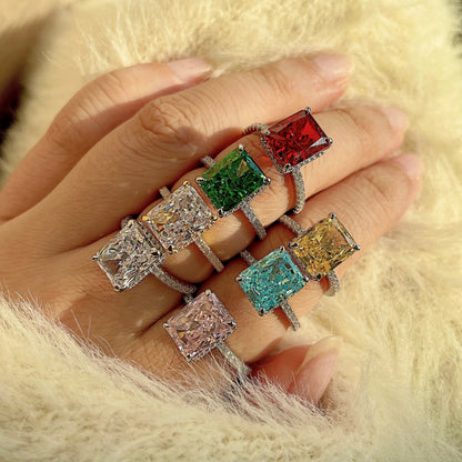 [GALE]4.0 Carat Luxurious Engagement Ring