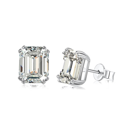 [GALE]Dazzling Square Shape Earrings