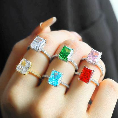 [GALE]4.0 Carat Luxurious Engagement Ring