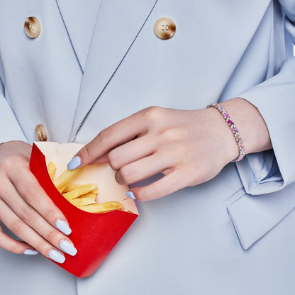 [GALE]Dazzling Unique Multi Shape Daily Bracelet