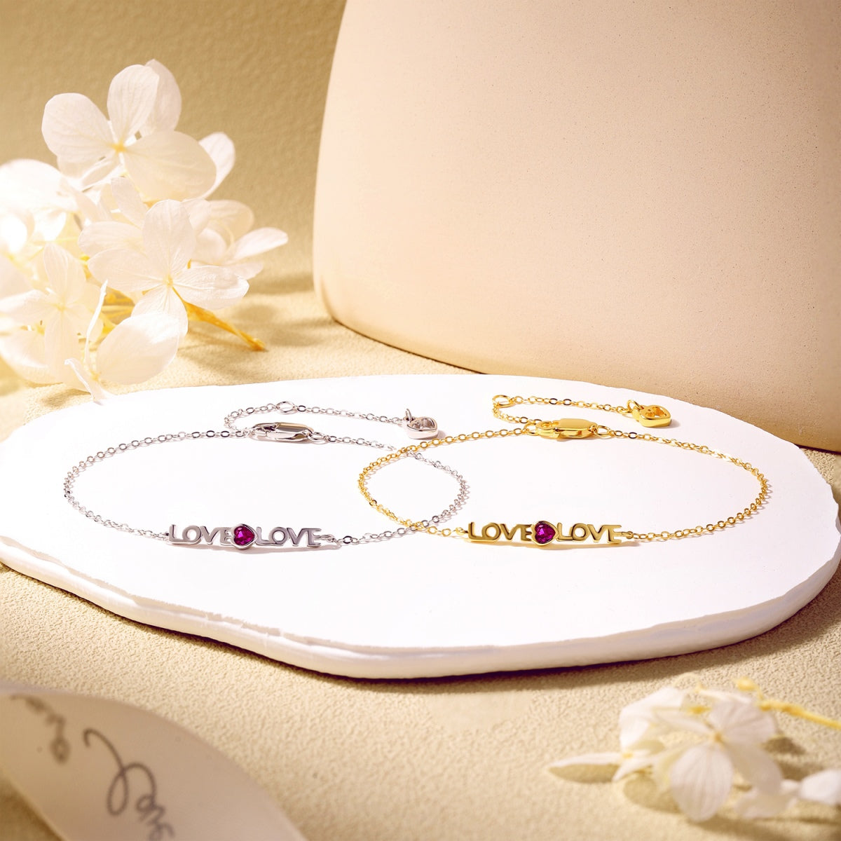 [GALE]Romantic Heart Shape Lover Bracelet