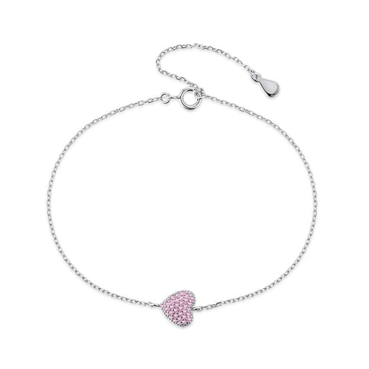 [GALE]Heart-Shaped Gentle and Versatile Bracelet