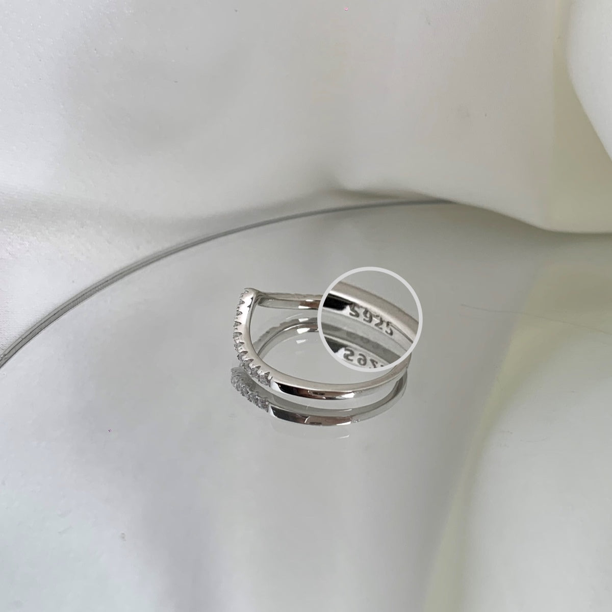 [GALE]Elaborate Tennis Band Ring