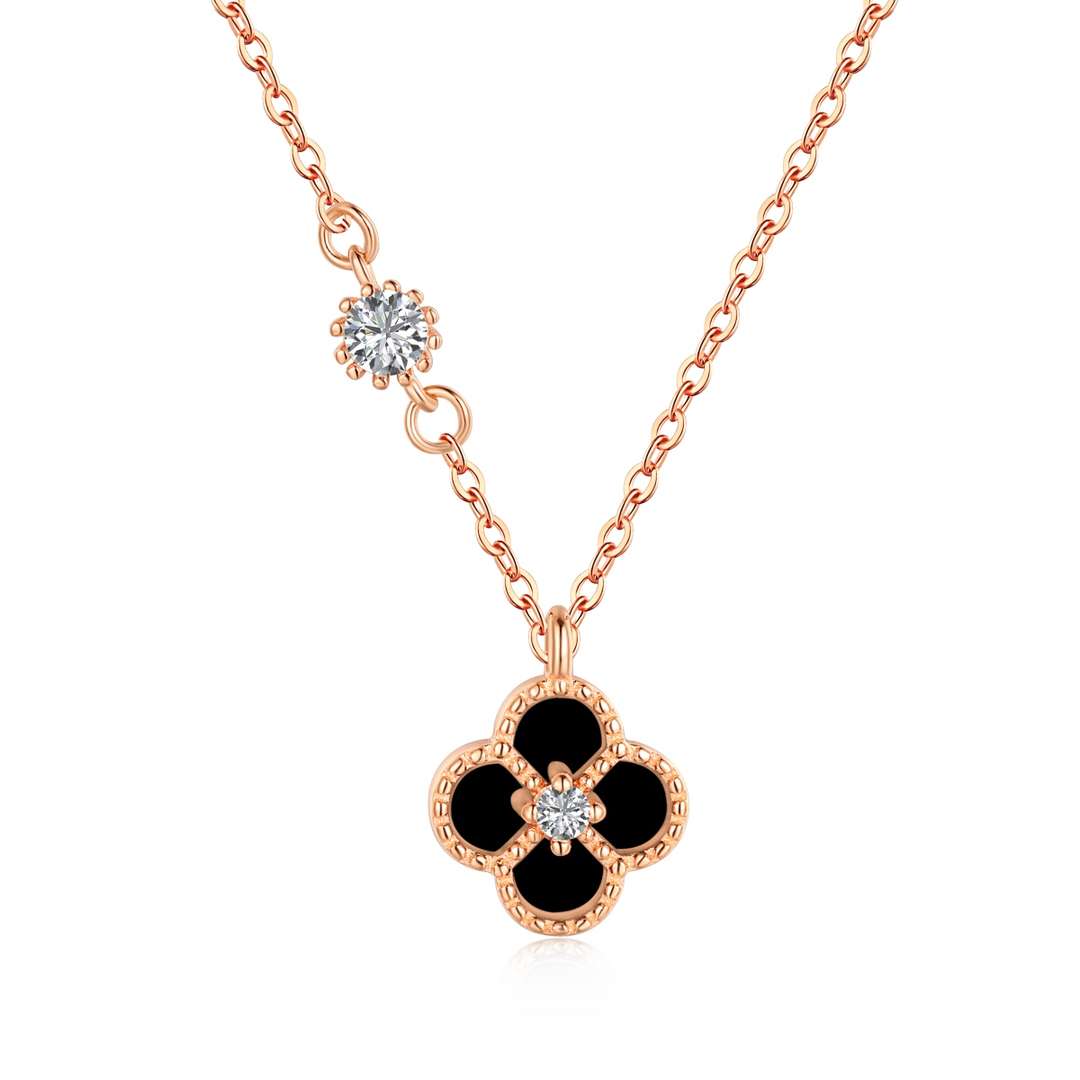 [GALE]Delicate Flower Shape Necklace