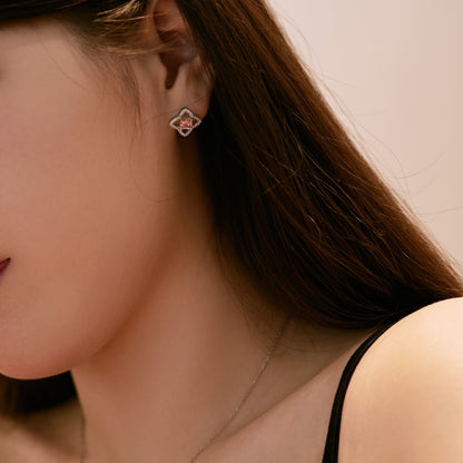 [GALE]Elegant Star Shape Princess Cut Daily Earrings