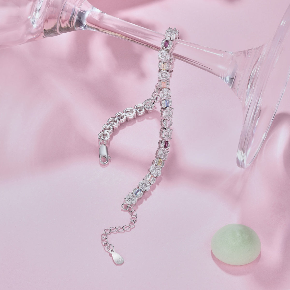 [GALE]Dazzling Radiant Multi Cut Daily Bracelet