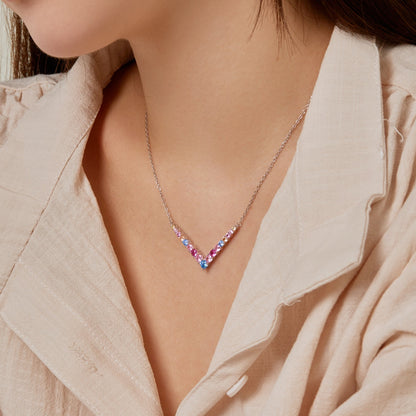 [GALE]Ornate Round Cut Necklace