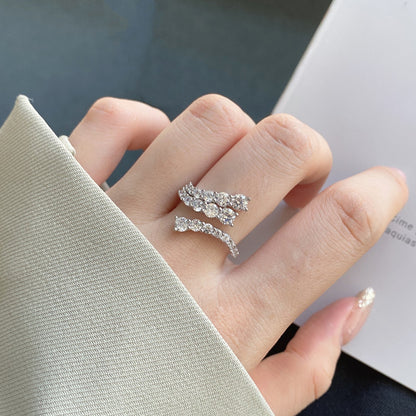 [GALE]Unique Vivid Snake Shape Daily Ring