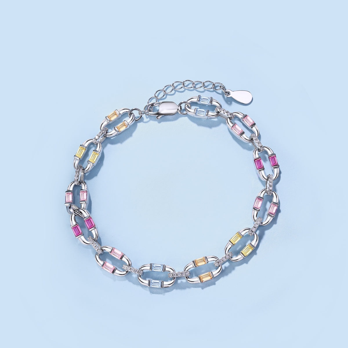 [GALE]Dazzling Colorful Daily Bracelet