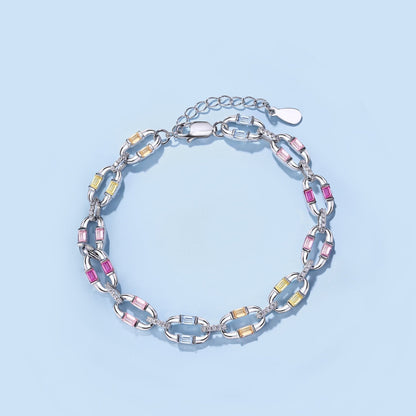 [GALE]Dazzling Colorful Daily Bracelet