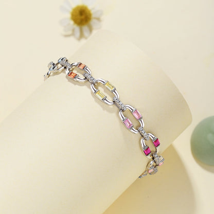 [GALE]Dazzling Colorful Daily Bracelet