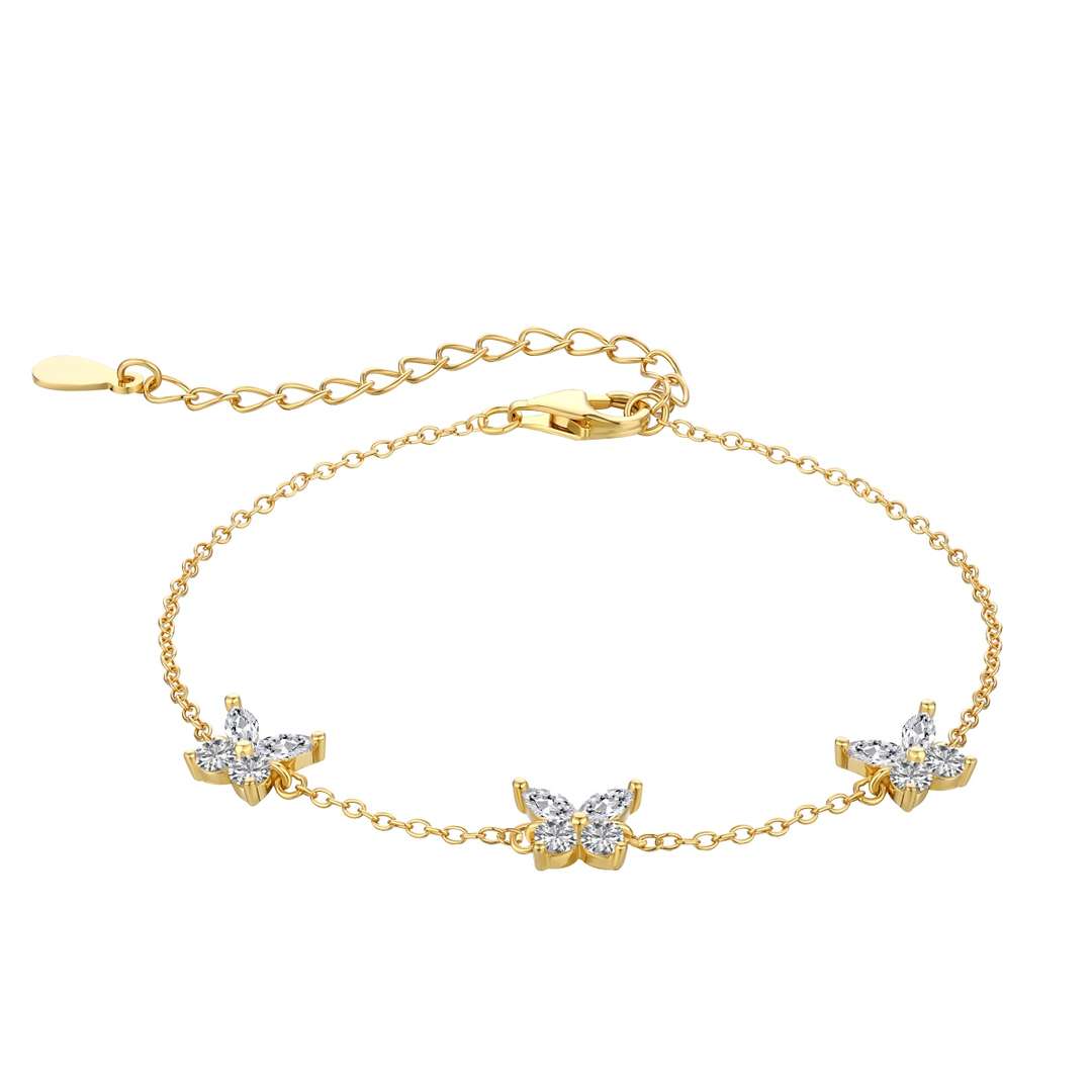 [GALE]Radiant Butterfly Shape Necklace