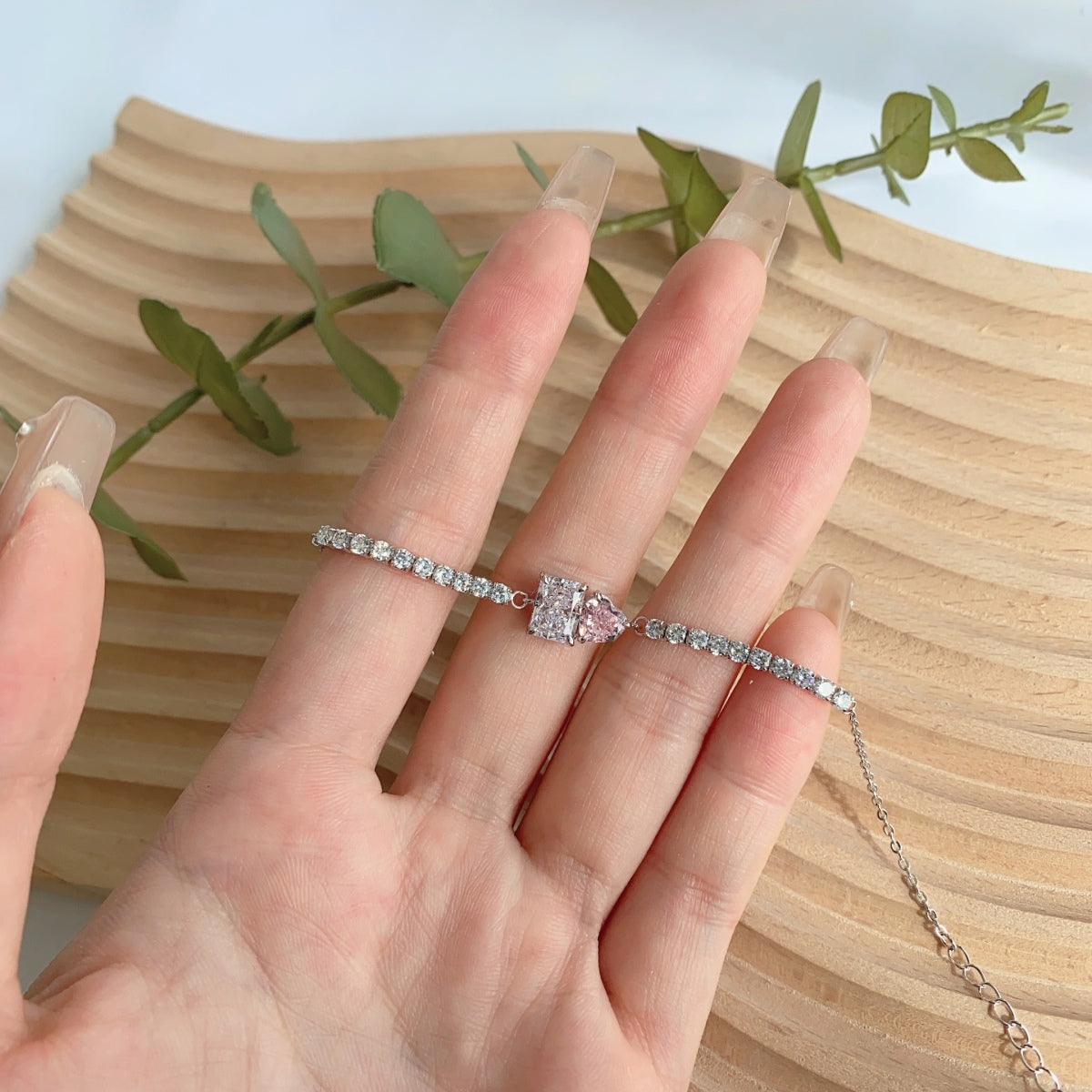 [GALE]Dazzling Unique Multi Shape Lover Bracelet