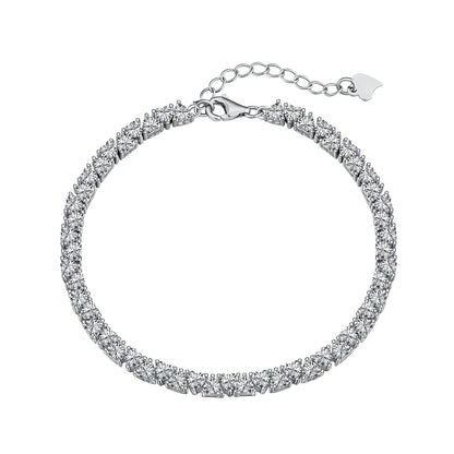 [GALE]Dazzling Romantic Heart Shape Lover Bracelet