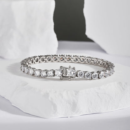 [GALE]Ornate Sparkling Round Cut Wedding Bracelet