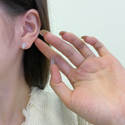 [GALE]Ornate Water Drop Shape Earrings