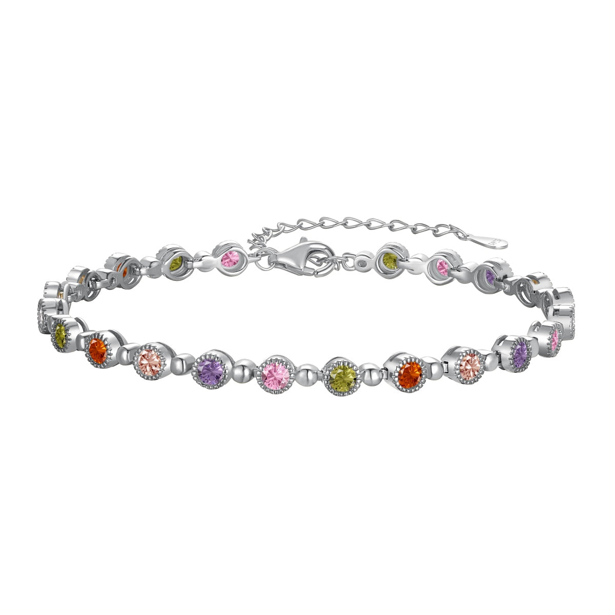 [GALE]Sparkling Exquisite Round Cut Party Bracelet