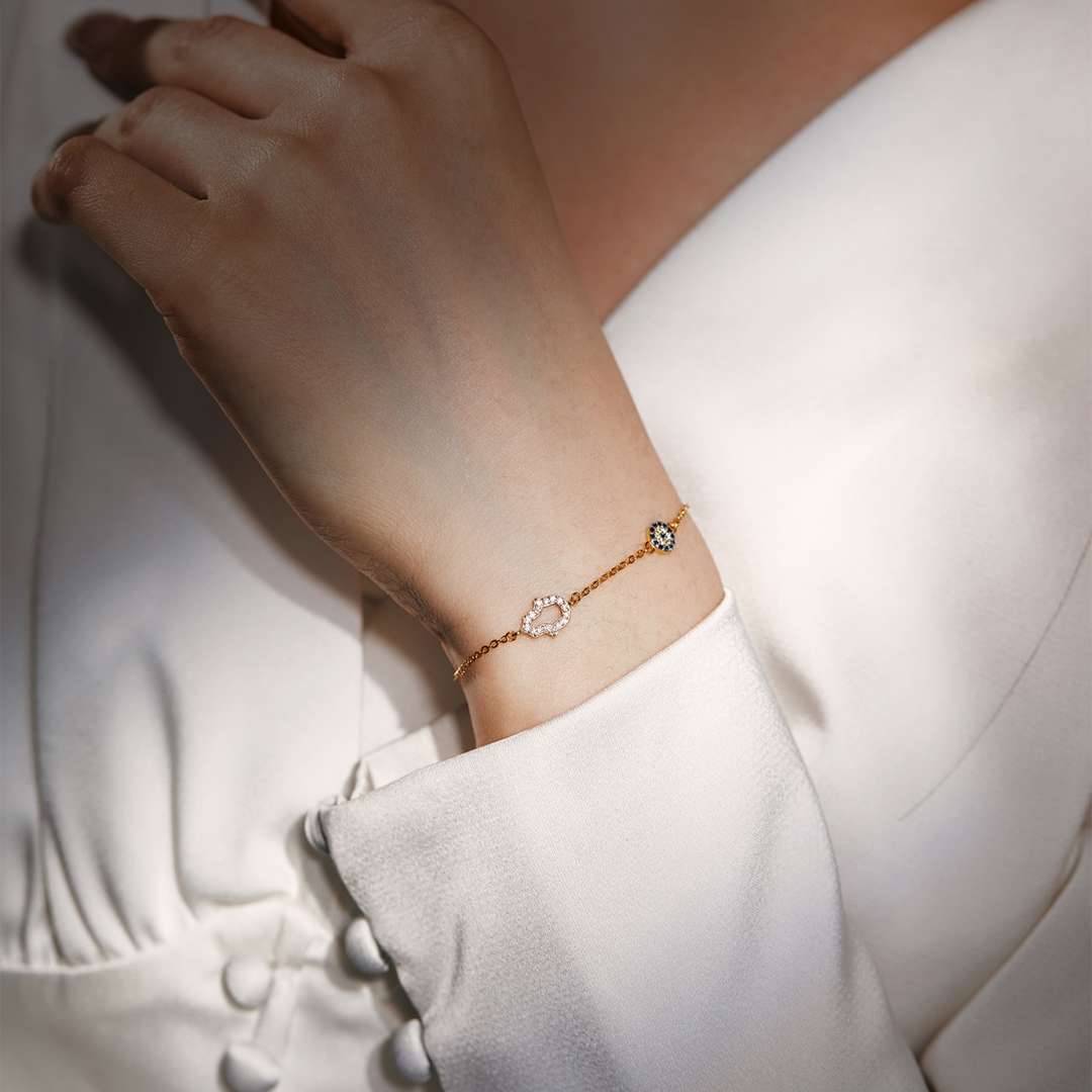 [GALE]Gost Shape & Round Shape Necklace