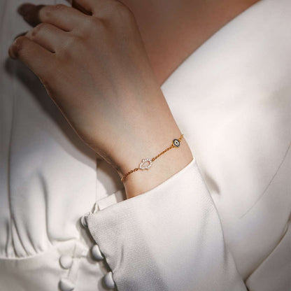 [GALE]Gost Shape & Round Shape Necklace