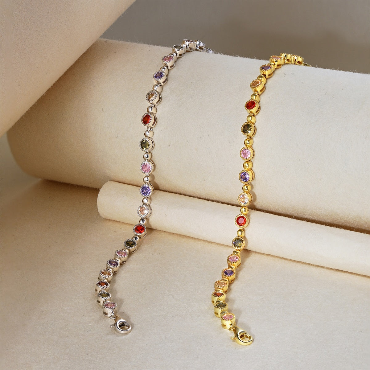 [GALE]Sparkling Exquisite Round Cut Party Bracelet