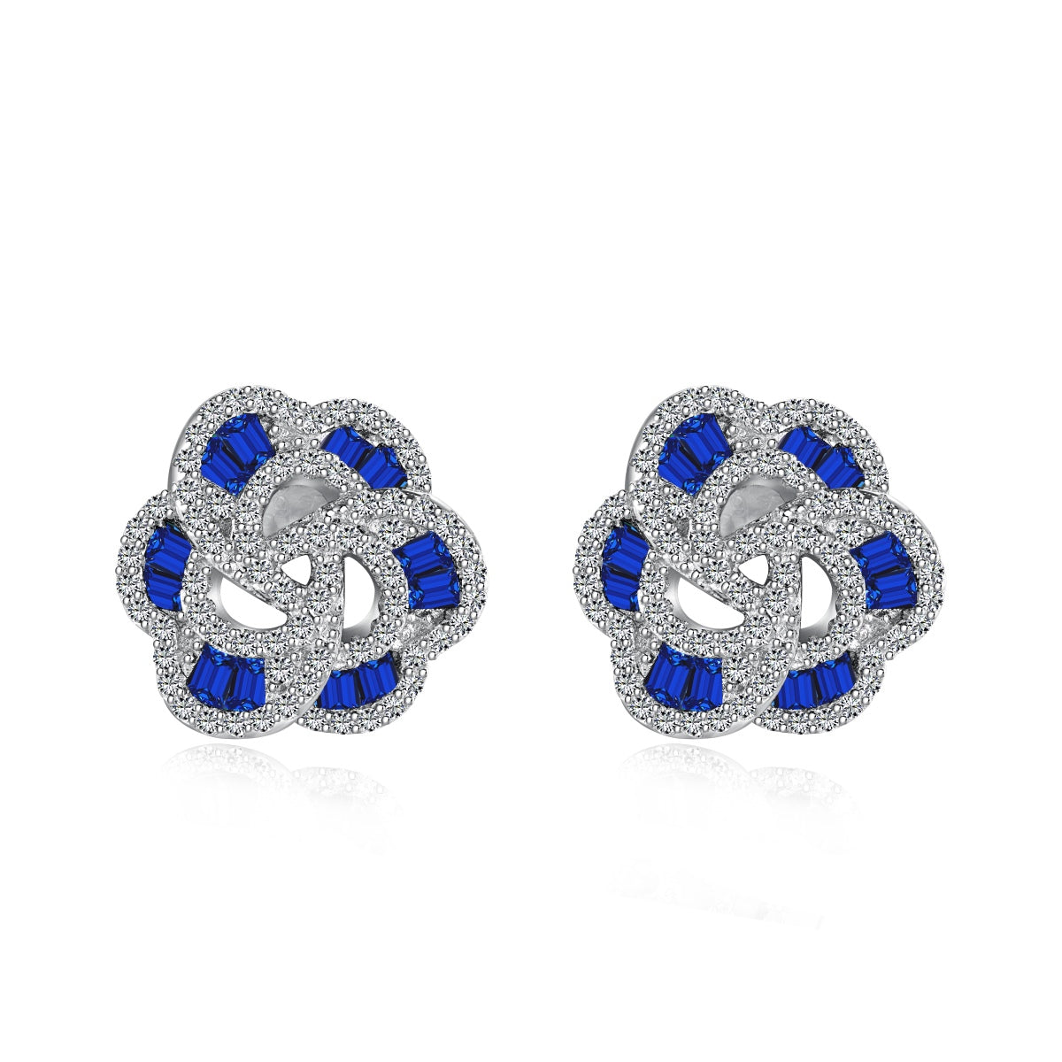[GALE]Exquisite Flower Shape Daily Earrings