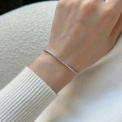 [GALE]Dazzling Exquisite Round Cut Daily Bracelet