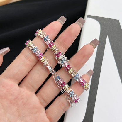 [GALE]Sparkling Exquisite Multi Cut Party Bracelet
