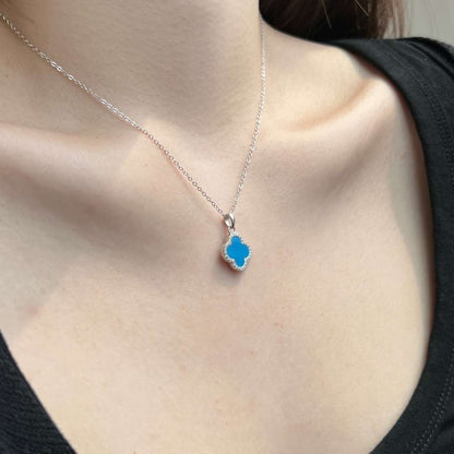 [GALE]Dainty Flower Shape Necklace