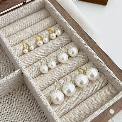 [GALE]Delicate Pearl Earrings