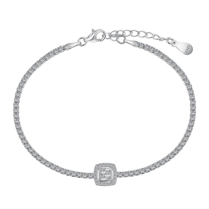[GALE]Luxurious Dazzling Square Shape Banquet Bracelet