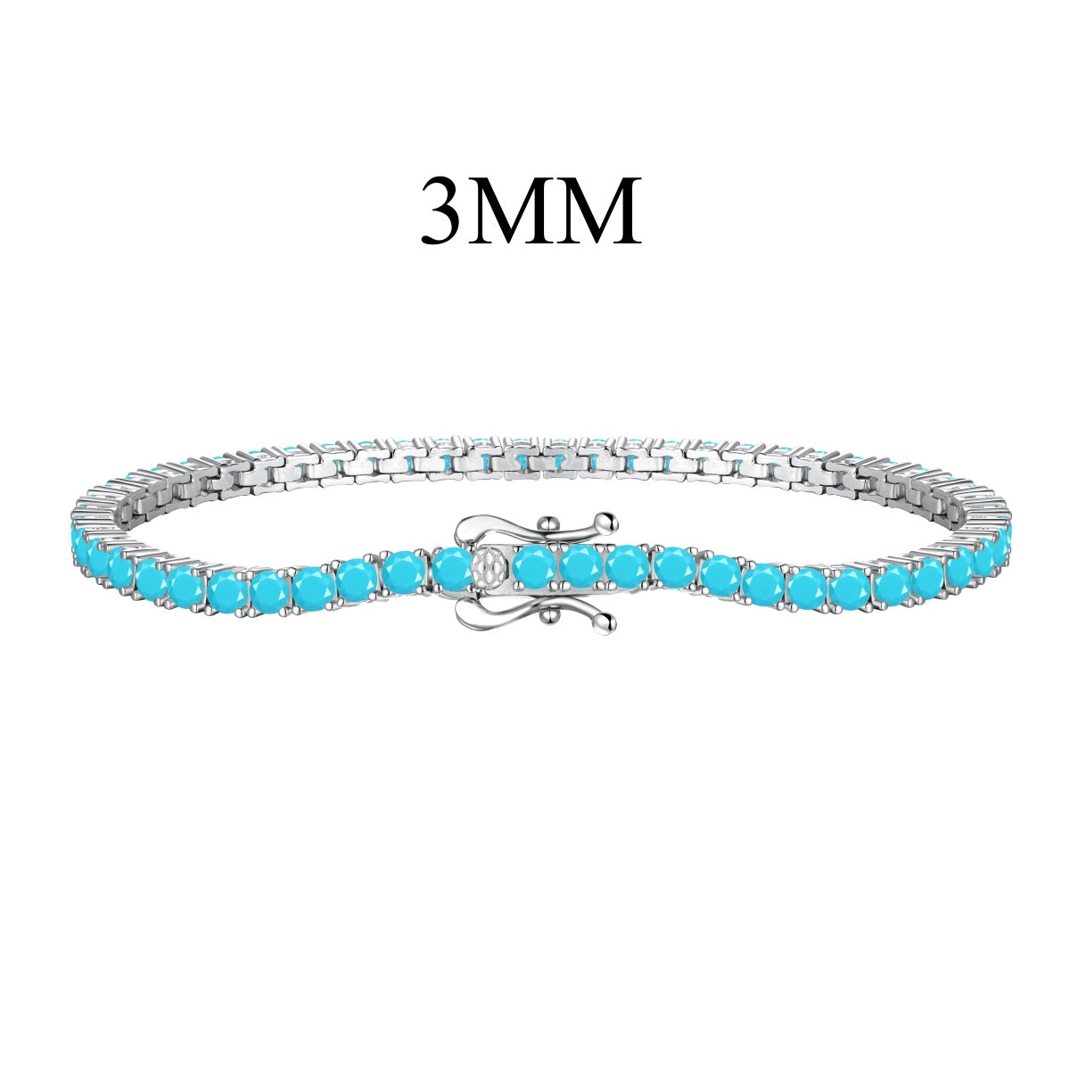 [GALE]Dainty Charming Round Cut Tennis Bracelet