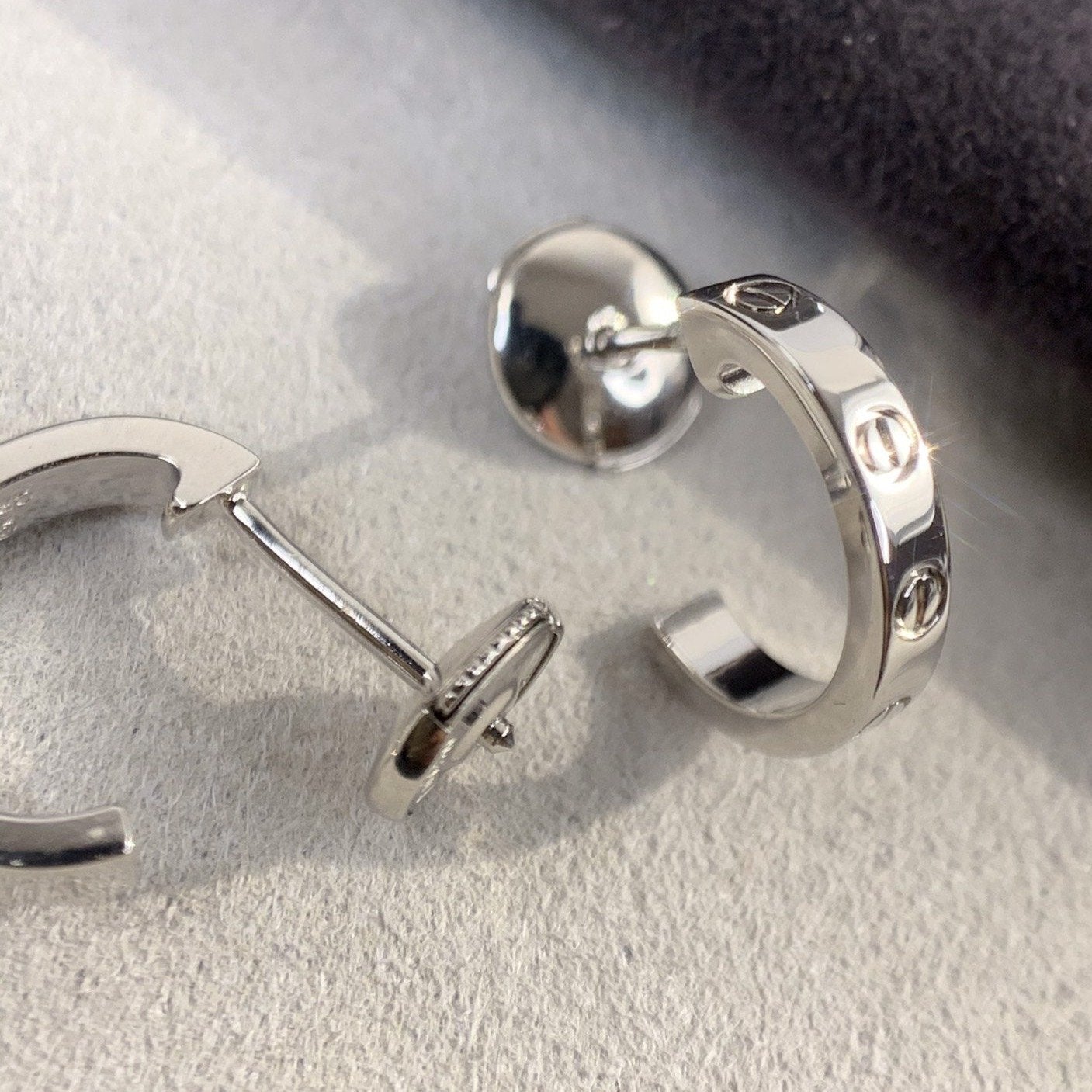 [GALE] LOVE OHRRINGE 2,65 MM SILBER 