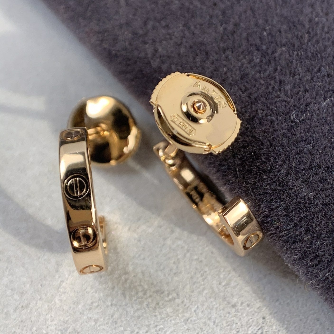 [GALE] LOVE OHRRINGE 2,65 MM ROSÉGOLD 