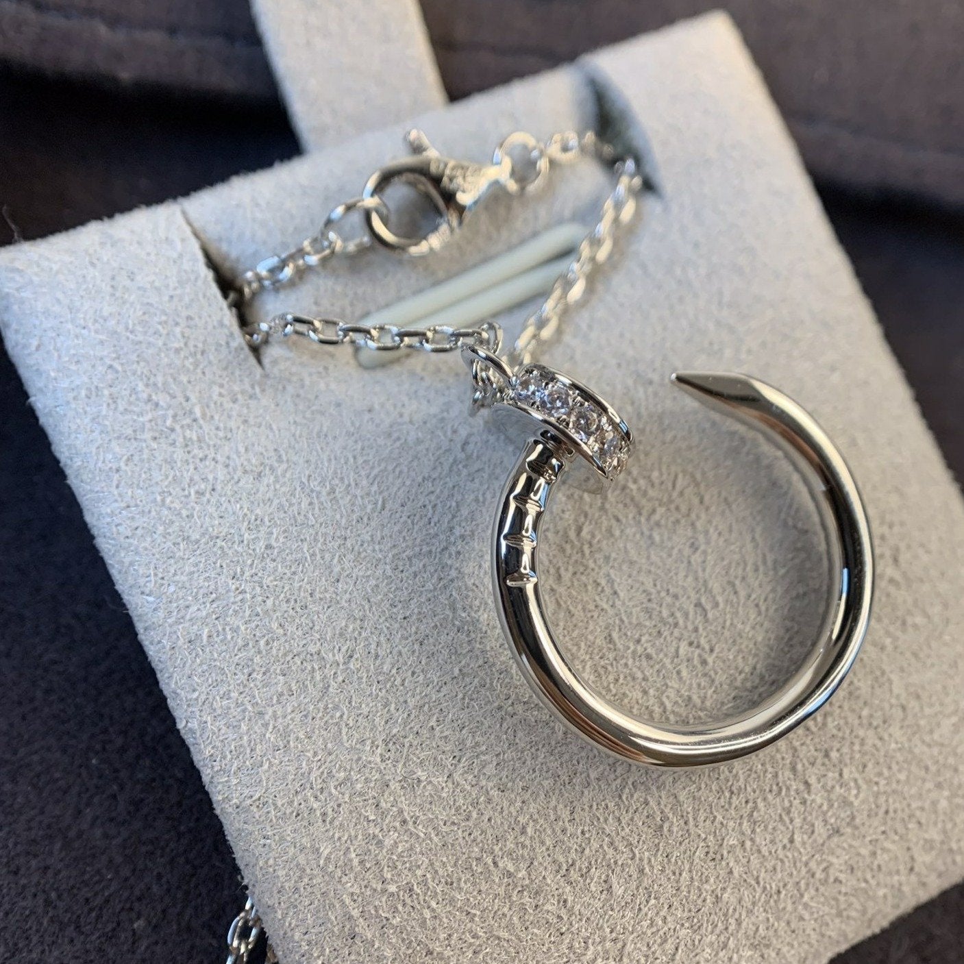 [GALE]JUSTE ネックレス シルバー ダイヤモンド