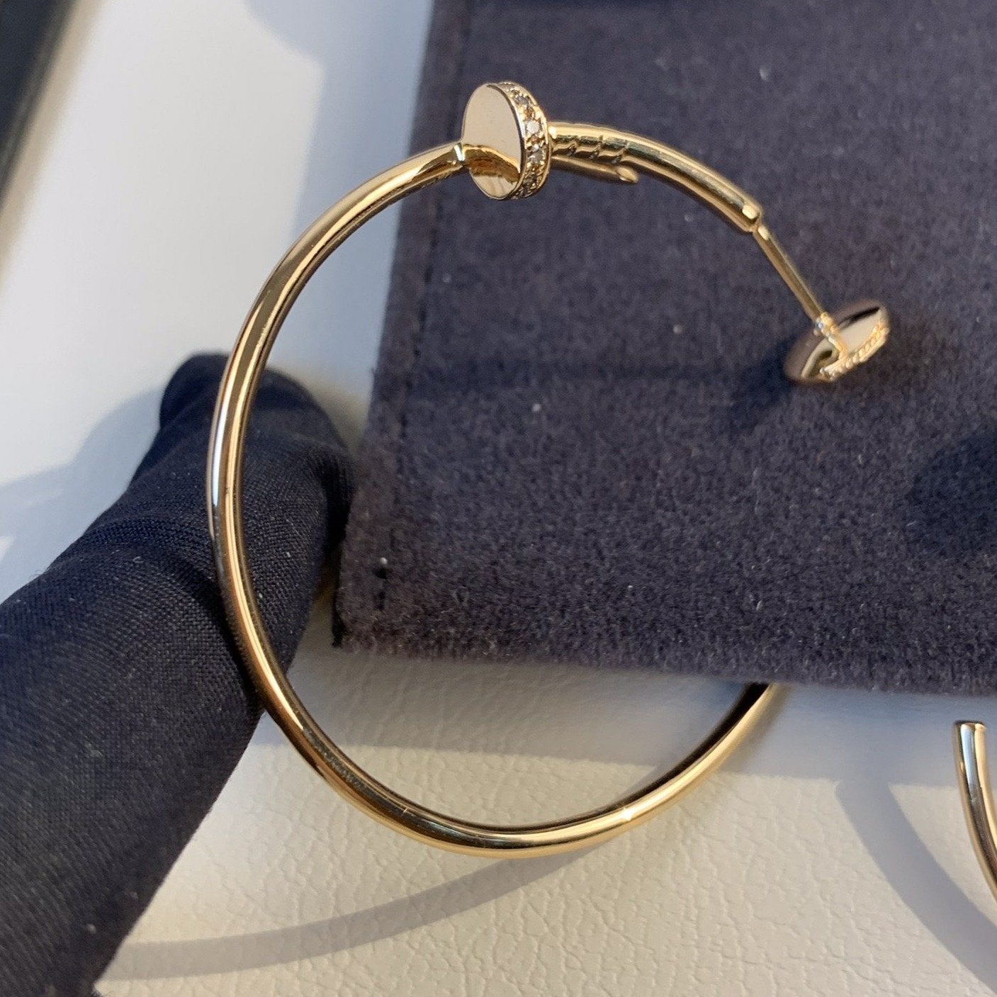 [GALE] JUSTE OHRRINGE GOLD DIAMANTEN 1,8 MM 