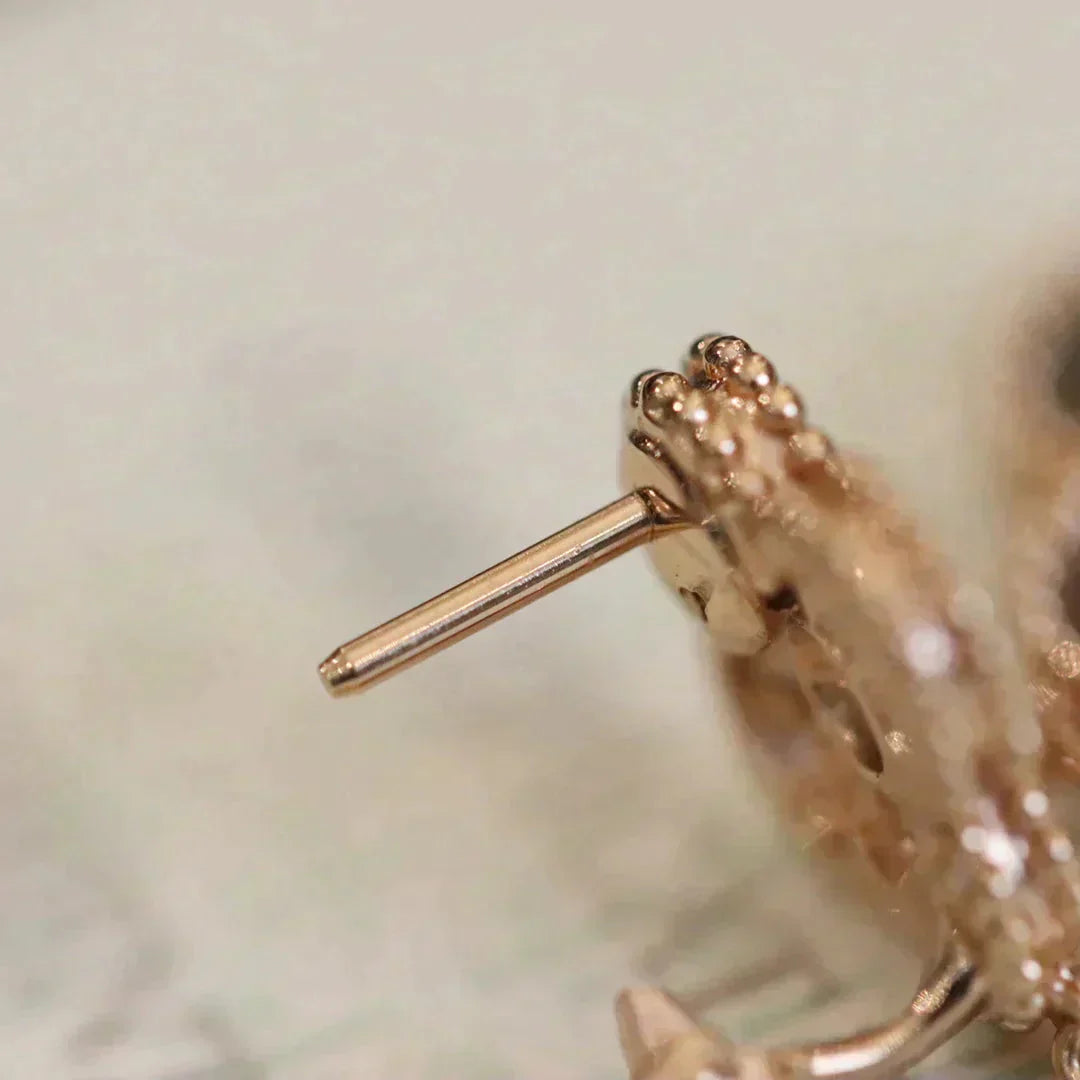 [GALE]CLOVER MEDIUM 1 MOTIFS VOL DIAMOND EARRINGS