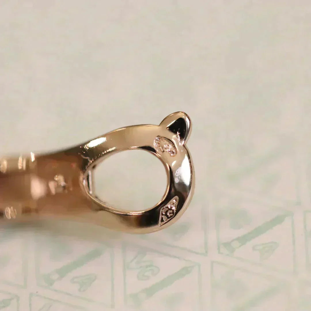 [GALE]CLOVER MEDIUM 1 MOTIFS VOL DIAMOND EARRINGS