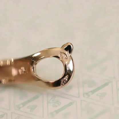 [GALE]CLOVER MEDIUM 1 MOTIFS VOL DIAMOND EARRINGS