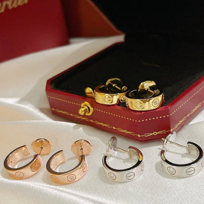 [GALE] LOVE OHRRINGE 5,7 MM 2 DIAMANTEN