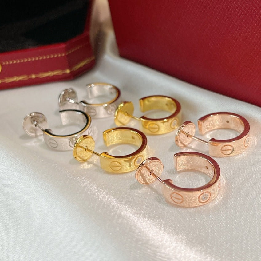 [GALE] LOVE OHRRINGE 5,7 MM 2 DIAMANTEN