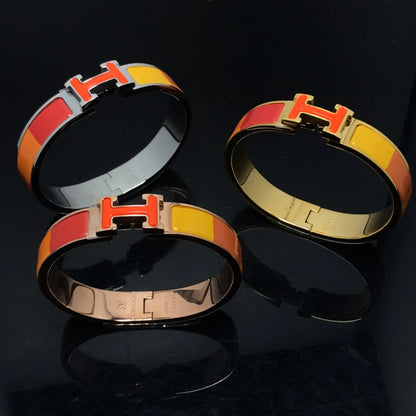 [GALE]H Armband Orange Regenbogen Keramik