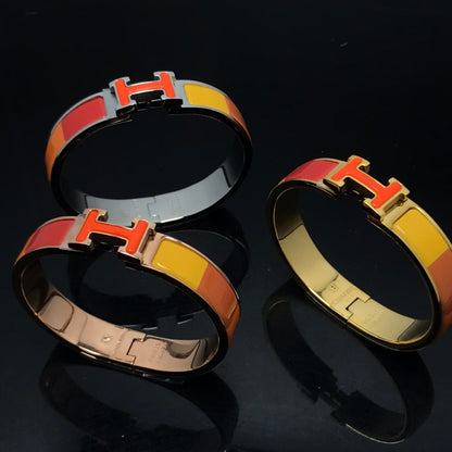 [GALE]H Armband Orange Regenbogen Keramik