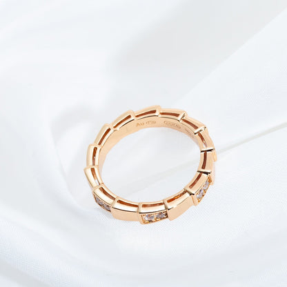 [GALE]SERPENTI RING PINK GOLD  3MM