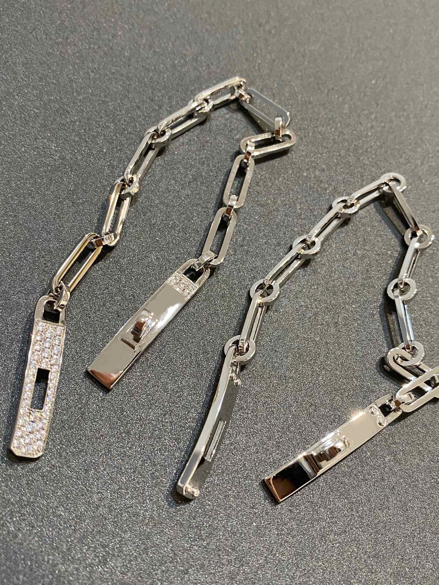 [GALE] KETTENARMBAND, KLEINES MODELL, DIAMANT