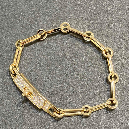 [GALE] KETTENARMBAND, KLEINES MODELL, DIAMANT