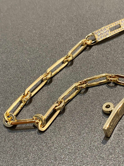 [GALE] KETTENARMBAND, KLEINES MODELL, DIAMANT